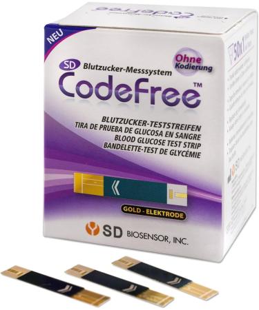 SD Codefree Blood Sugar Test Strips 150-Piece Savings Pack for Accurate Diabetes Monitoring - Buy Online on GoSupps.com