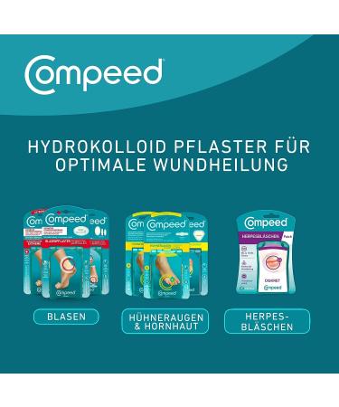 Compeed Blister Hydrocolloid Patches - 5 pcs (1 & 2 Pack) | Heal Heels Toes & Small Bubbles - Buy Online on GoSupps.com