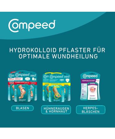 Buy Compeed Bladder Plaster - Extreme Hydrocolloid Patches for Blisters on Heels | 2-Pack (12 Pieces) - Fast International Shipping - Buy Online on GoSupps.com