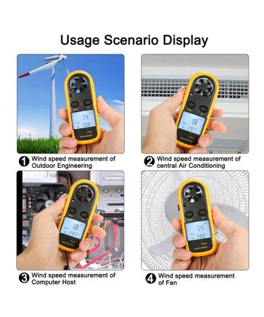 Buy Piscator Zone GM816 Pocket Anemometer - Handheld Mini Wind Speed Meter & Temperature Display for Windsurfing Sailing Fishing & More - Buy Online on GoSupps.com