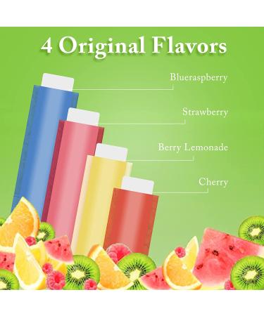Lieber's Wyler's Italian Ices Berry & Cherry Mix - No Coloring, Kosher, Gluten-Free, Fat-Free - 80oz Box (2-Pack), 40 Count - 2 Pack - Buy Online on GoSupps.com