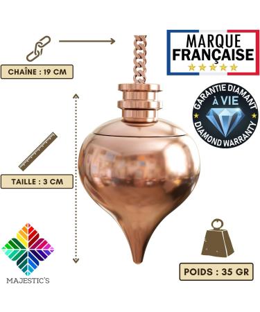 Buy Divination Clock Radiesthesie Abbe Mermet - Copper | International Shipping Available - Buy Online on GoSupps.com