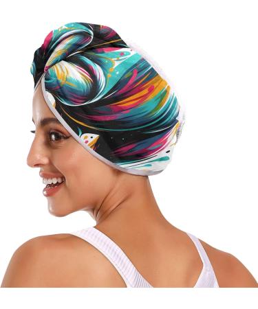 Buy Multi-Colored Rhino Hair Towel 2 Pack Super Absorbent & Quick Dry Hair Turbans for Women & Girls | International Shipping Available - Buy Online on GoSupps.com