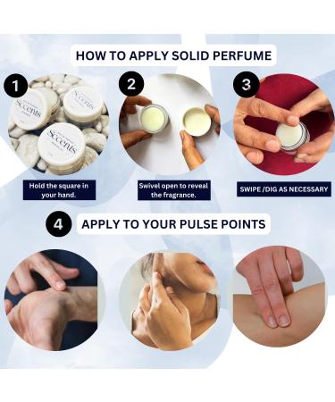 S'ccent's Domineer Alcohol Free Solid Perfume | Fresh Flowery Solid Cologne Perfume for Men & Women | Strong & Lasting Fragrance | Gifting Pack for Him & Her - Buy Online on GoSupps.com