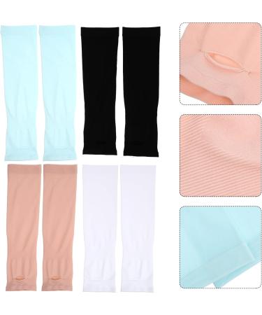 DOITOOL Sport Arm Sleeves for Kids - 4 Pairs Sun Protection & Cooling Ice Arm Covers | Ideal for Outdoor Activities - Buy Online on GoSupps.com