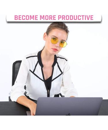 Climate Juliette Blue Light Filter Glasses for Women | 92% Blue Light Protection | Anti-Tiredness & UV Protection for PC Cell Phone & TV | New 2023 - Buy Online on GoSupps.com