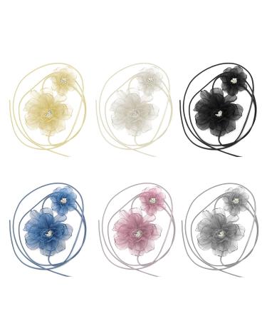 Oralgo's Unique Band Tie Necklace - Chic Black Thread Flower Jewelry for Every Occasion - Buy Online on GoSupps.com