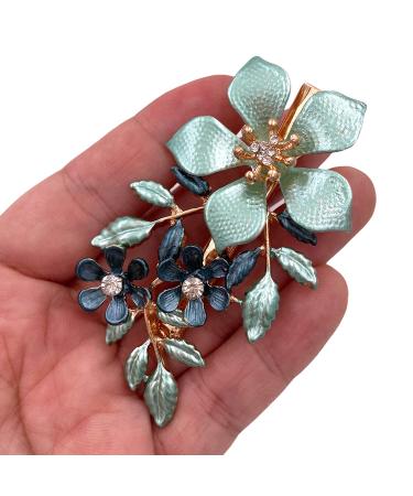 3PCS Large Flower Metal French Hair Styling Alligator Clips for Women and Girls - Buy Online on GoSupps.com