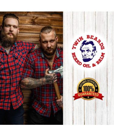 Twin Beards Sandalwood Beard Balm | Conditions & Strengthens for Softer, Thicker Beard | 70ml - Buy Online on GoSupps.com