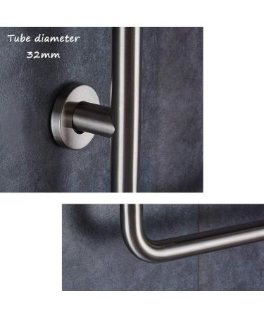 L Shaped Grab Bars for Bathtubs and Bathroom Angled Polished Chrome Grab Rail for Bathroom Safety Support Rail for Disabled & erly Wa - Buy Online on GoSupps.com