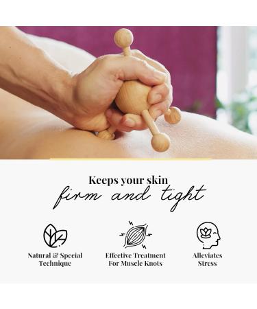 Tuuli Accessories Trigger Point Massager - Wooden Spider Massage Tool for Back Neck & Shoulder Relief - Buy Online on GoSupps.com