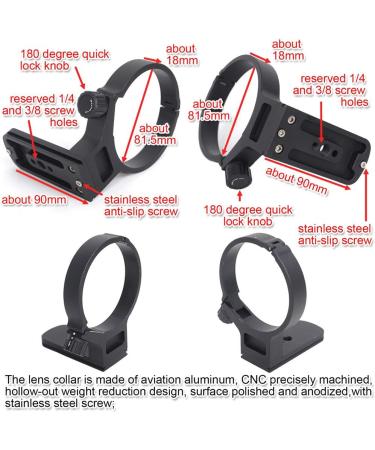 iShoot Lens Tripod Mount Ring for Tamron 100-400mm f/4.5-6.3 Di VC USD (A035) - CNC Machined Bracket with ARCA-Swiss Fit Plate - Buy Online on GoSupps.com