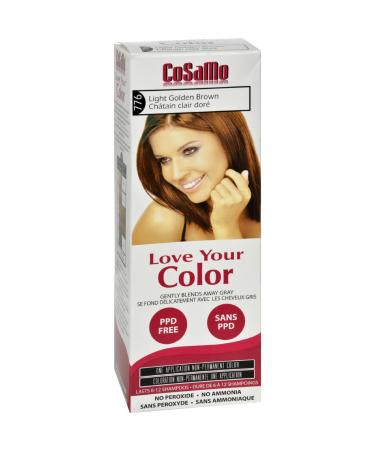 Cosamo Non Permanent Hair Color Light Golden Brown