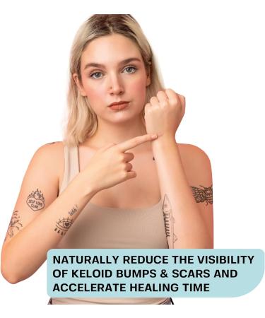 Base Labs Keloid Bump Removal Gel | Natural Piercing Bump Treatment & Keloid Scar Gel | Keloid Scar Removal for Scars Keloids & Piercing Bumps | Soothing Piercing Aftercare Gel | 2 oz 60 g (Pack of 1) - Buy Online on GoSupps.com
