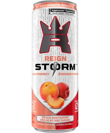 Reign Storm Peach Nectarine 355mL Cans Pack of 12 Peach Nectarine 355mL (Pack of 12) - Buy Online on GoSupps.com