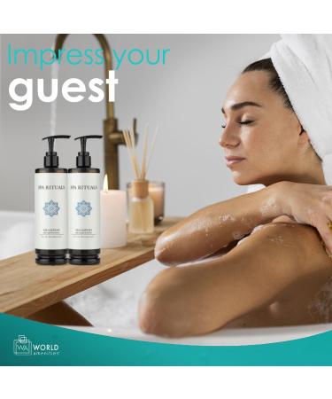 Buy Spa Rituals Pump Bottle for Hair Shampoo - Natural Shampoo with Garden Flowers Fragrance for Effortless Use - Buy Online on GoSupps.com