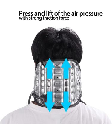 JLASDR Neck Protection - Inflatable Cervical Traction Device for Neck Pain Relief | Adjustable Stretch Correction - Buy Online on GoSupps.com