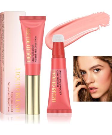 Matte Blush Liquid Makeup Lightweight Highlighter Blush Stick Natural Effect Liquid Blush Stick Waterproof Long Lasting For All Skin Types Natural Look (#04) - Buy Online on GoSupps.com