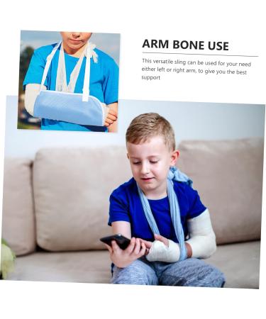 CIYODO Children's Arm Sling Arm Sling Arm Brace Shoulder Immobilizer Arm Immobilizer Sling Net 50X27CM Sky-blue - Buy Online on GoSupps.com