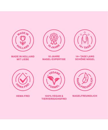 Pink Gellac UV Gel Nail Polish 184 Rosy Pink - 15ml Shellac Nail Polish for 14-Day Beautiful Nails - Easy Application Gel Lacquer Made in Holland - Buy Online on GoSupps.com