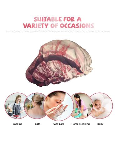 Foggy Forest Jungle Waterproof Shower Cap - One Size Fits All - Perfect for Women with All Hair Types - Buy Online on GoSupps.com