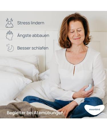 Moonbird Breathing & Meditation Device - Ultimate Sleep Aid for Adults | Stress Relief & Fear Reduction | Green Blue Blue Green - Buy Online on GoSupps.com