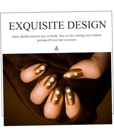 ibasenice 5 Boxes Clothing & Accessories Diy Charms Nail Diy Flatback Pearl Charm Manicure Decor Headdress Pearl Diy Headdress Decoration Half Round Pearl for Crafts Abs Boxed - Buy Online on GoSupps.com