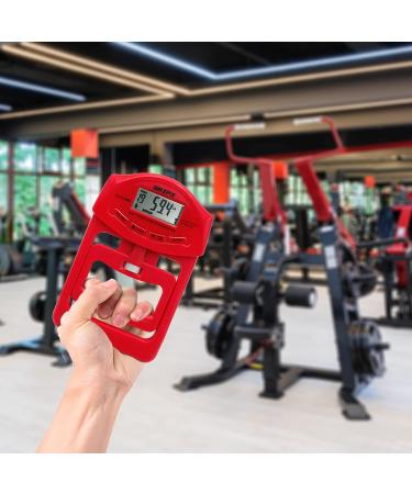 GRIPX Digital Hand Dynamometer - Grip Strength Measuring Device 198 lbs | Automatic Electronic Detection - Buy Online on GoSupps.com