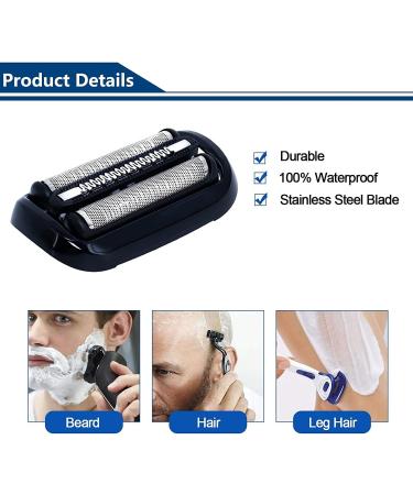 53B Foil Shaver Part Compatible with Braun 5020s 5018s 5050cs 6020s 6075cc 6072cc - Upgrade Your Shaving Experience - Buy Online on GoSupps.com