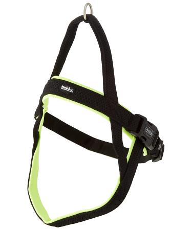 Nobby Norwegian harness Mesh Preno neon yellow L: 60-76 cm + 46 cm W: 25/35 mm 1 piece neon yellow L(L: 60-76 cm + 46 cm W: 25/35 mm)