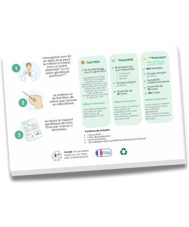 Felome PKD DNA Test for Cats Polycystic Kidney Disease Test for Your Cat Results in 2 Weeks Possible Upgrade to Genetic Panel Kitten and Cat Health Test - Buy Online on GoSupps.com