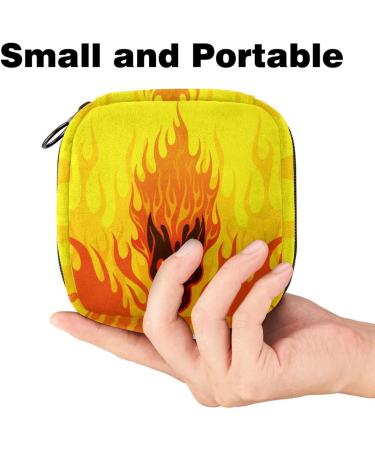 Portable Women's Menstrual Bags - Multi-Colored Skull Design for Teens | Shop Now! - Buy Online on GoSupps.com