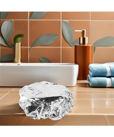 Lot de 10 Bonnets Chauffants en Aluminium Argent Taille Unique Bord lastique Isolants Thermiques pour Soins Capillaires Coloration et Spa Domicile Salon - Buy Online on GoSupps.com