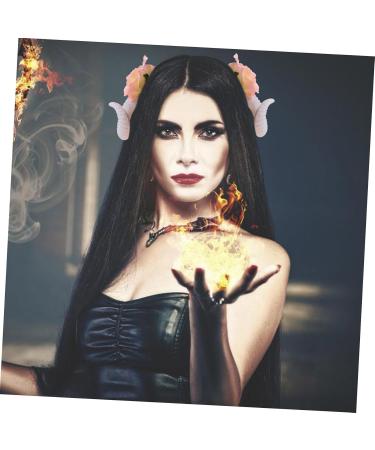 ABOOFAN 5 Pairs Claw Hairpin Hair Clips Cosplay Rose Horn Hair Clip Cute Animal Cosplay Horn Clips for Hair Flower Hair Clips for Women Devil Horns Cotton Linen Bill Baby Girl White Demon - Buy Online on GoSupps.com