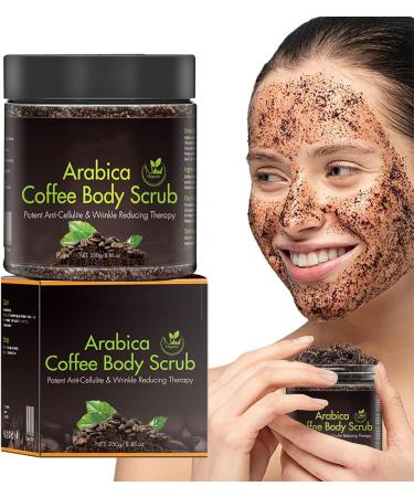 Coffee Face Scrub - Natural Coffee Brightening Scrub - Moisturizing and Gentle Refreshing Facial Treatment for Back Arms and Abdomen - Buy Online on GoSupps.com