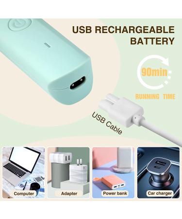 Waterproof Rechargeable Bikini Trimmer for Women - Electric Razor for Hair Removal with Ceramic Blades - Wet & Dry Use - Green - Buy Online on GoSupps.com