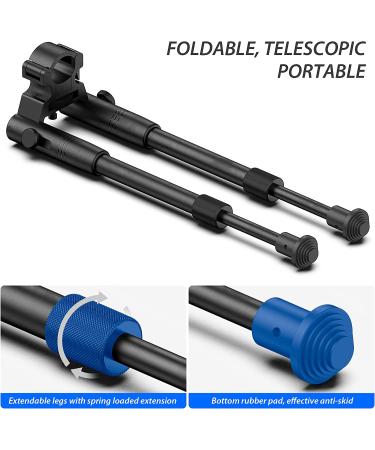 Bestsight Clamp on Bipod for Rifles 6-9 inch - Adjustable Height Tactics Barrel Bipod (11-19mm Diameter) - Top Choice for Precision Shooting - Buy Online on GoSupps.com