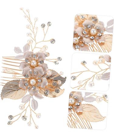FRCOLOR Hair Comb Bride Hair Accessories Formal Hair Accessories for Women Flower Hair Accessories Hanfu Hair Accessories Aesthetic Hair Accessories Fairy Jewelry for Women - Buy Online on GoSupps.com
