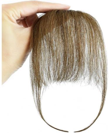 Luxiremi Clip in Bangs Human Hair Fringe Air Bangs with Temples Light Brown Wispy Bangs Hairpiece for Women Light Brown (Air Bangs) - Buy Online on GoSupps.com