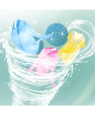 Reusable Dryer Balls - 2pc set | Non Melt, Hypoallergenic, Reduces Wrinkles & Static | Fabric Softener Alternative - Buy Online on GoSupps.com