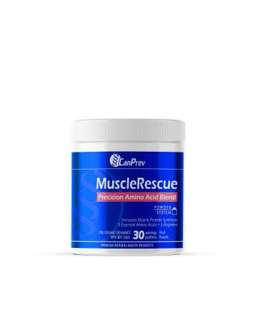 CanPrev Muscle Rescue Precision Amino Acid Blend 30 Servings - 196g - 9 Essential Amino Acids (EAA) Formula + L-Arginine Preworkout Energy for Men & Women Amino Acids Supplement for Daily Wellness 196 g (pack of 1)