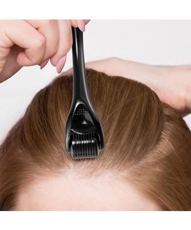 Beard Roller 0.5mm - Derma Roller for Beard Growth & Skin Care | Micro Needle Roller for Men & Women - Buy Online on GoSupps.com