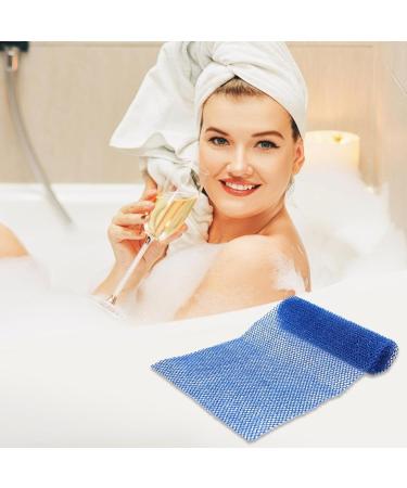 Body Wash Net Cleansing Bath Scrub Net Multifunctional Bath Shower Wash Cloth Skin Smoother Scrubber Net Polyester Scrubber Net Back Scrubber Sponge for Men Blue - Buy Online on GoSupps.com