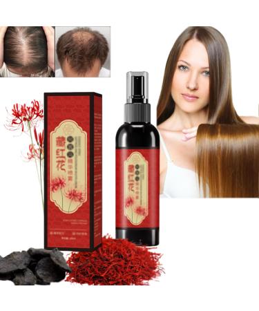 Saffron Essence Spray from White to Black 100ml Saffron Essence Spray Saffron Essence Hair Saffron Polygonum Multiflorum Essence Spray (1PC)