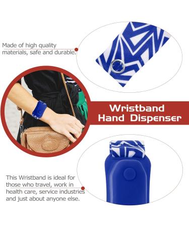 Healifty Hand Liquid Wristband - Portable Silicone Bracelet for Hand Soap - 2pcs Blue - Buy Online on GoSupps.com