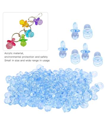 200 Pieces Blue Acrylic Pacifier Accessories - Mini Baptism & Baby Birthday Decorations | Perfect Gift Item - Buy Online on GoSupps.com
