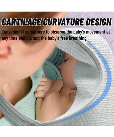 Shop Taozoey Breastfeeding Towel - Soft Breathable 100% Cotton Cloth for On-the-Go Moms | Perfect Musselin Nursing Cover - Buy Online on GoSupps.com