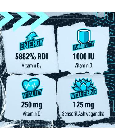 Blue Star Nutraceuticals VITALITY FOR MEN - Multivitamin & Mineral formula for Men who workout w/Ashwagandha and B-vitamins - Energy You ll Notice - 90 Veggie Capsules - Buy Online on GoSupps.com