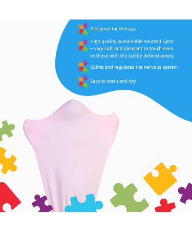 Sensory Owl Full Body Sock - Pink Size M (Max 125cm) | ADHD Autism Stress Relief Toy | Deep Pressure Stimulation Therapy | Super Soft Lycra Wrap - Buy Online on GoSupps.com