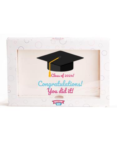 Happy Graduation Giant Marshmallow - Personalised Gift - Congratulations - Proud Moment - Achievement - Celebration - Unique Sweet Gift